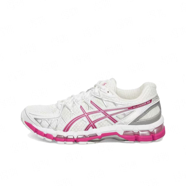 Gel-Kayano 20 White Sneakers – Breathable, Low-Top (Unisex, Sizes 40–47)