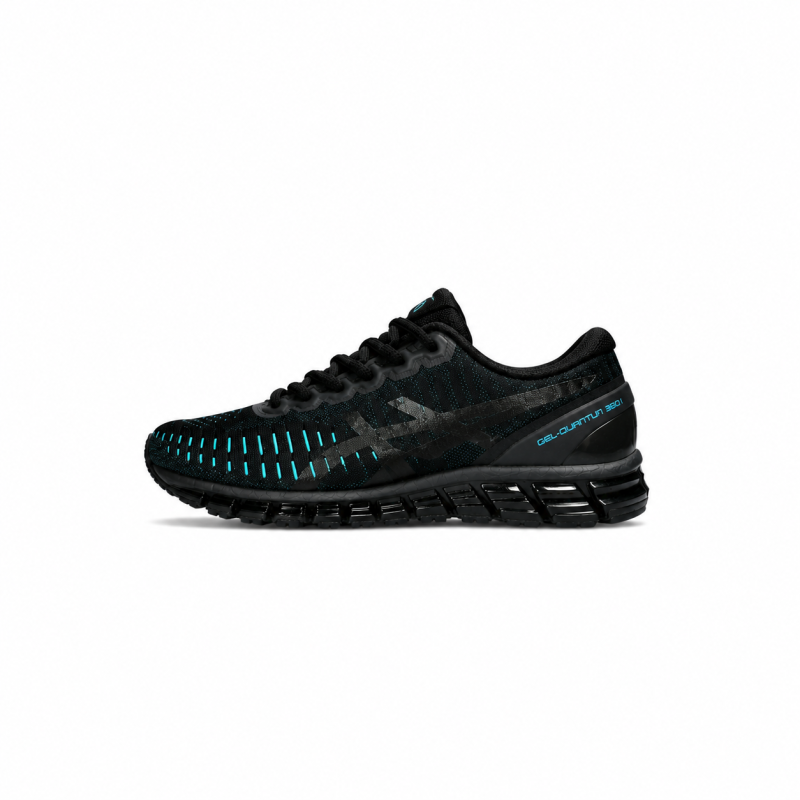 GEL-QUANTUM 360 Black  Blue Sneakers (Unisex, Sizes 40–47)