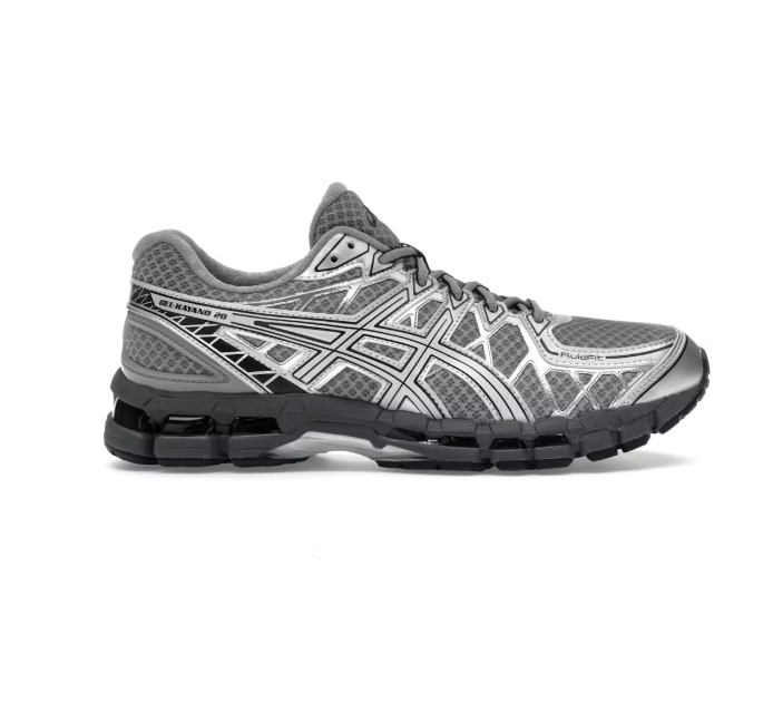 Gel-Kayano 20 Arch Support Marathon Running Shoes, silver (Unisex, Sizes 36–47)