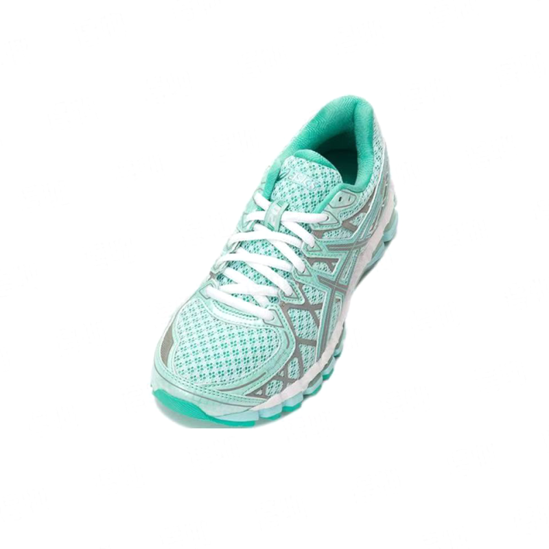 Gel-Kayano 20 durable low-top running shoes, cyan-grey (women's, sizes 36–44)