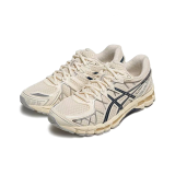 Gel-Kayano 20 Synthetic Leather Casual Shoes, Off-White (Unisex, Sizes 36–47)