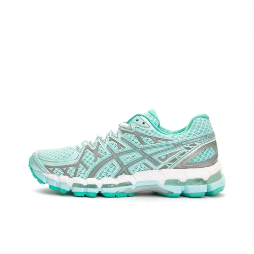 Gel-Kayano 20 durable low-top running shoes, cyan-grey (women's, sizes 36–44)