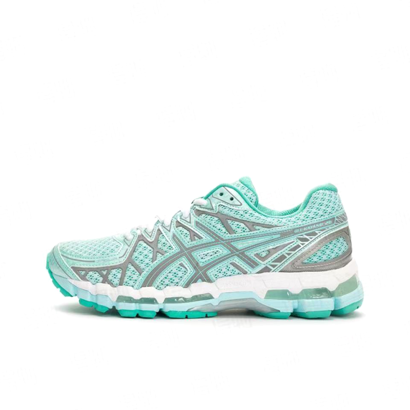 Gel-Kayano 20 durable low-top running shoes, cyan-grey (women's, sizes 36–44)