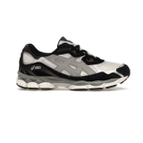 Gel-NYC Low-top Running Shoes with Suede Leather Finish, Grey/Black (Unisex, Sizes 36–47)