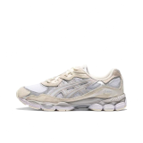 Gel-NYC Suede Mesh Low-Top Casual Shoes, Grey/White (Unisex, Sizes 36–47)