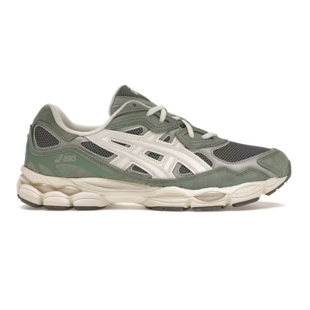 Gel-NYC Mesh Suede Low-Top Casual Shoes, Green (Unisex, Sizes 36–47)