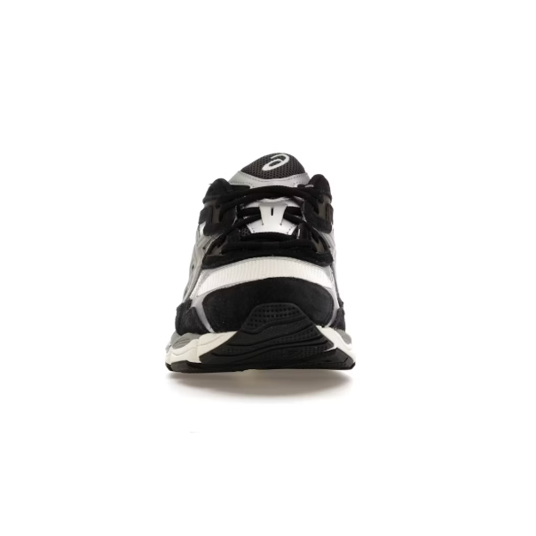 Gel-NYC Low-top Running Shoes with Suede Leather Finish, Grey/Black (Unisex, Sizes 36–47)