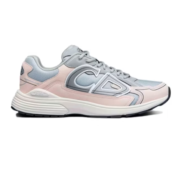 B30 Mesh Low-Top Casual Shoes in Grey-Pink Blue (Men's, Sizes 38–47)