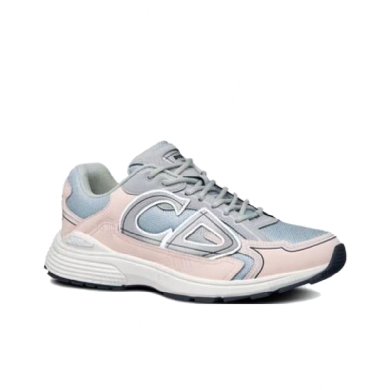 B30 Mesh Low-Top Casual Shoes in Grey-Pink Blue (Men's, Sizes 38–47)