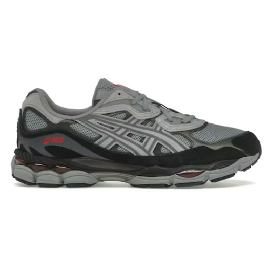 Gel-NYC Low-top Casual Running Shoes, Grey/Black (Unisex, Sizes 36–47)