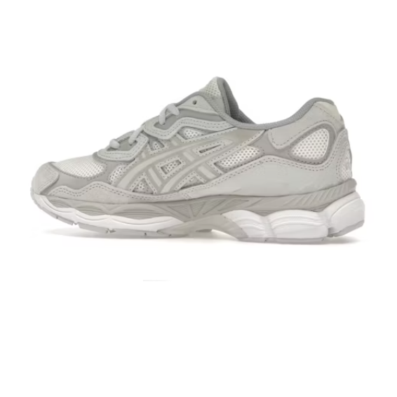 Gel-NYC Low-Top Casual Running Shoes, Grey/White (Unisex, Sizes 36–47)