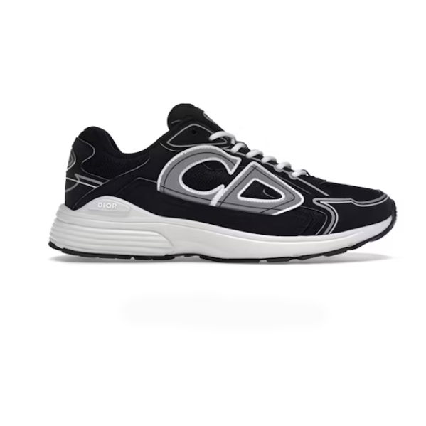 B30 Mesh Running Shoes, Low-top, Casual Wear, Black (Unisex, Sizes 36–47)