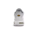 Air Max Plus Low-Top Casual Urban Running Shoes, Triple White (Men's, Sizes 36–49)