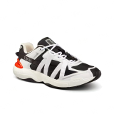 B24 Runtek Low-top Casual Shoes, Black and White (Men's, Sizes 38–47)
