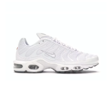 Air Max Plus Low-Top Urban Casual Running Shoes, White (Unisex, Sizes 36–49)