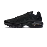 Air Max Plus Low-Top Casual Urban Running Shoes, Black (Men's, Sizes 36–49)
