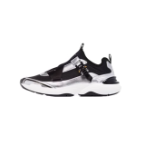 B24 Low-top Casual Shoes, Black and Silver (Men's, Sizes 36–47)