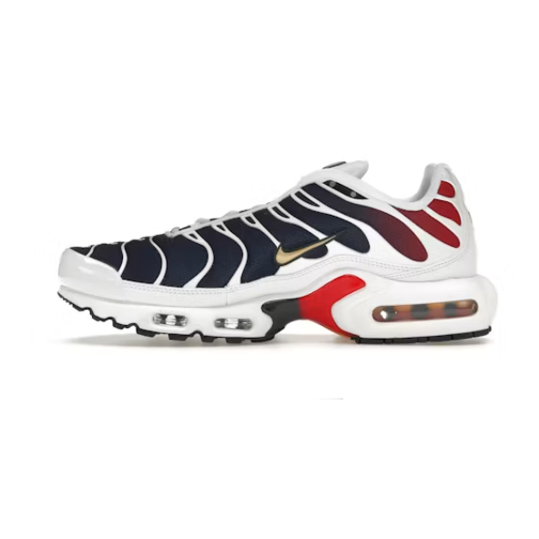 Air Max Plus “PSG” Low-top Casual Running Shoes in Blue, White, and Red (Men's, Sizes 36–49)