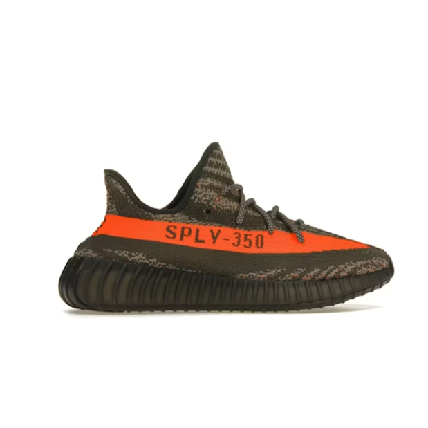 Boost 350 V2 Low-top Casual Shoes, Grey/Orange (Unisex, Sizes 36–49)