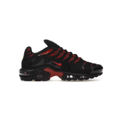 Air Max Plus Low-Top Running Shoes, Black/Red (Men's, Sizes 36–49)