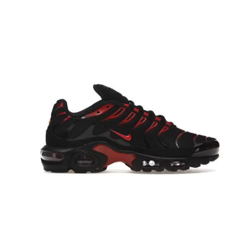 Air Max Plus Low-Top Running Shoes, Black/Red (Men's, Sizes 36–49)