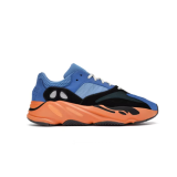 Boost 700 “bright” low-top chunky sneakers, blue and orange (unisex, sizes 36–49)