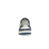 Trainer leather low-top fashion sneakers, navy blue (men's, sizes 36–49)
