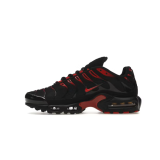 Air Max Plus Low-Top Running Shoes, Black/Red (Men's, Sizes 36–49)