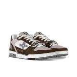 Trainer low-top fashion sneakers, grey-brown (men's, sizes 36–49)