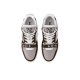 Trainer low-top fashion sneakers, grey-brown (men's, sizes 36–49)