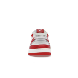 Trainer low-top fashion sneakers, white and red (unisex, sizes 36–49)