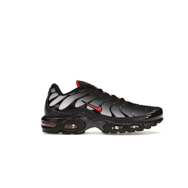 Air Max Plus Low-Top Running Shoes, Black/Grey (Men's, Sizes 36–49)