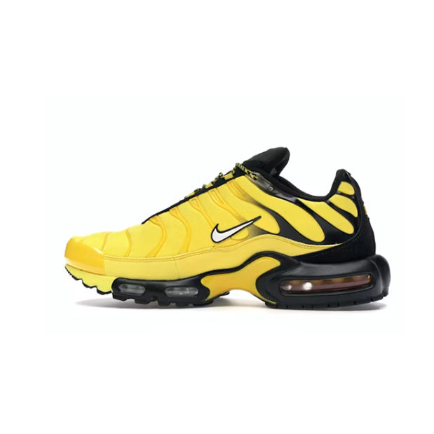 Air Max Plus Low-Top Casual Running Shoes, Yellow (Unisex, Sizes 36–49)