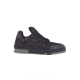 Trainer denim low-top fashion sneakers, black (unisex, sizes 36–49)