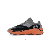 Boost 700 “wash Orange” Low-top chunky sneakers, grey-orange (unisex, sizes 36–49)
