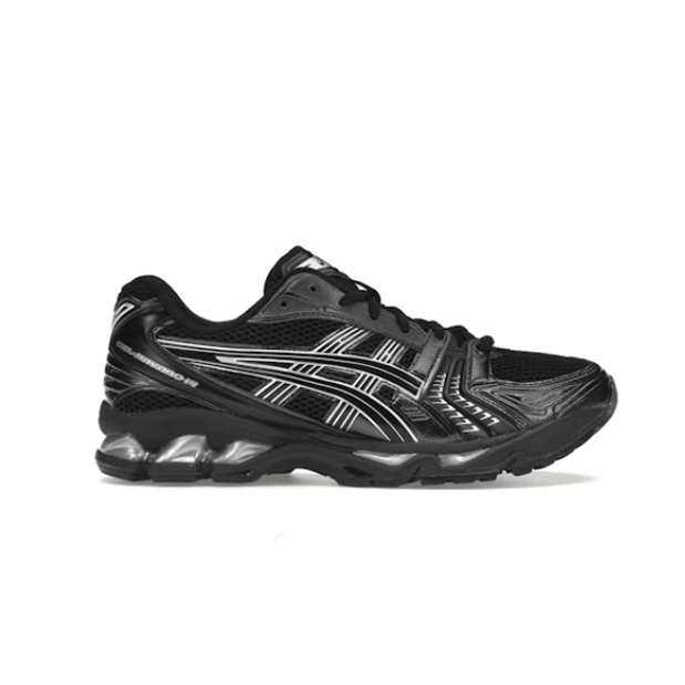 Gel-Kayano 14 Low-top Casual Shoes, Black and White (Unisex, Sizes 36–47)