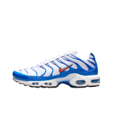 Air Max Plus Low-Top Casual Shoes, White/Blue (Unisex, Sizes 36–49)