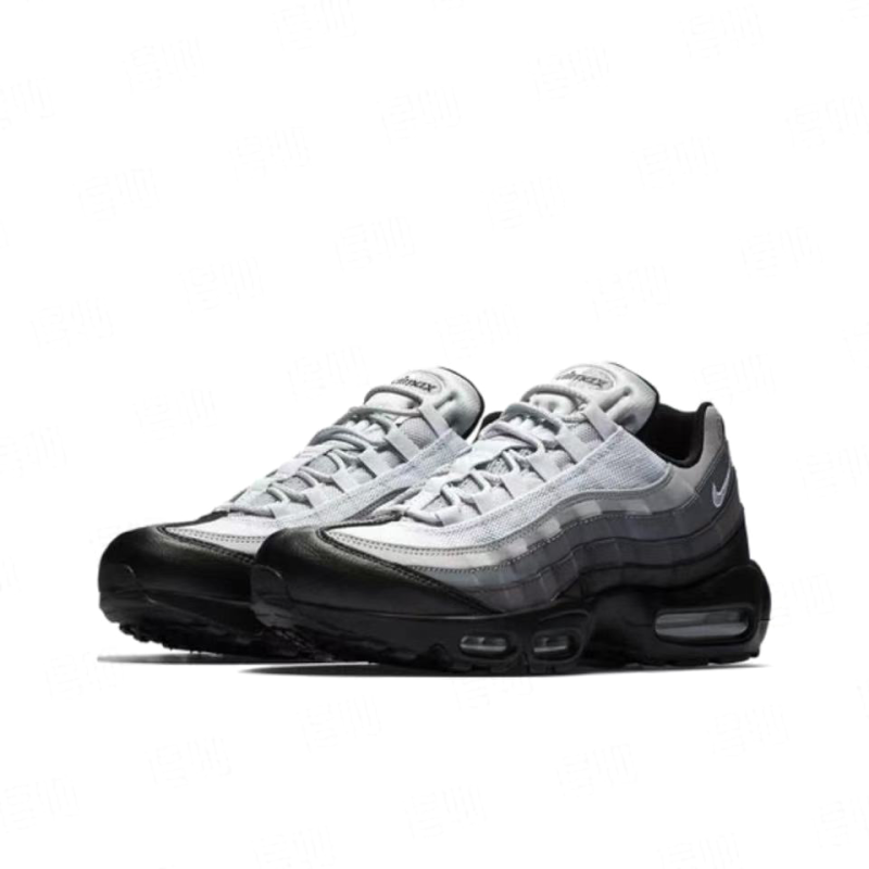 Nike Air Max 95 Essential Low-Top Lifestyle Shoes, Black/Grey (Unisex, Sizes 36–49)