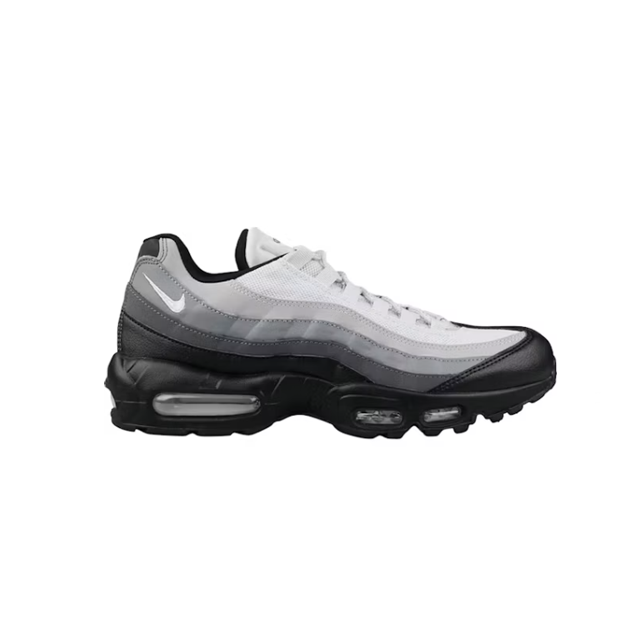 Nike Air Max 95 Essential Low-Top Lifestyle Shoes, Black/Grey (Unisex, Sizes 36–49)