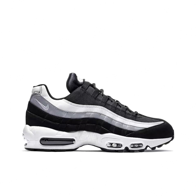 Nike Air Max 95 Low-Top Lifestyle Shoes – Black (Unisex, Sizes 36–49)