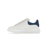Oversized Sneaker – Platform Low-Top – White/Blue (Unisex, Sizes 36–49)