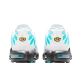 Air Max Plus Low-Top Casual Running Shoes, White/Blue (Unisex, Sizes 36–49)