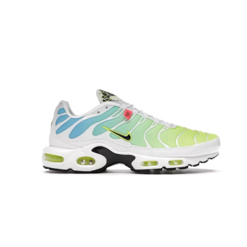 Air Max Plus Low-Top Running Shoes, Blue-Green Gradient (Unisex, Sizes 36–49)