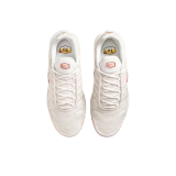 Air Max Plus Low-Top Running Shoes, White/Orange (Unisex, Sizes 36–49)