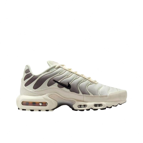 Air Max Plus Low-Top Running Shoes, Beige/Black (Unisex, Sizes 36–49)