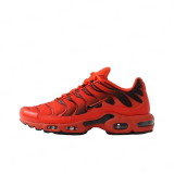 Air Max Plus Low-Top Casual Running Shoes, Red and Black (Unisex, Sizes 36–49)