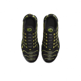Air Max Plus Low-Top Casual Running Shoes, Black/Green (Unisex, Sizes 36–49)