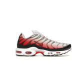 Air Max Plus Low-Top Casual Running Shoes, Pink/White/Black Colorway (Women's, Sizes 28–35)
