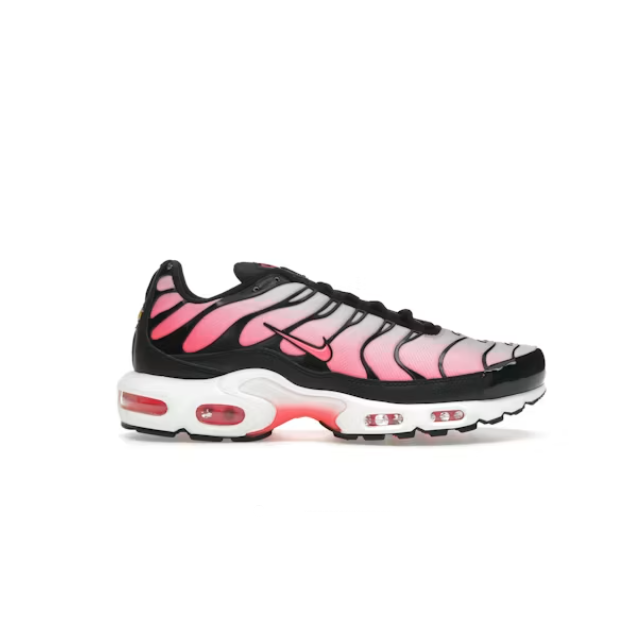 Air Max Plus Retro Low-Top Casual Shoes, Black/Pink (Unisex, Sizes 36–49)