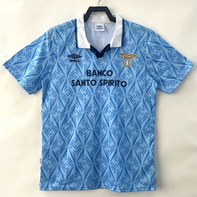 Retro 1991 Lazio home  football Jersey